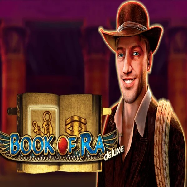 Book of Ra Deluxe logo by Novomatic Spinalto Casino