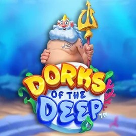 Dorks of the Deep slot logo by Hacksaw Gaming at Spinalto CasinoDorks of the Deep