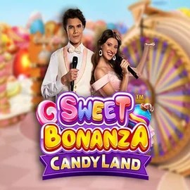 Sweet Bonanza Candy Land Live slot visual from Pragmatic Play available on spinaltocasinoo.gr